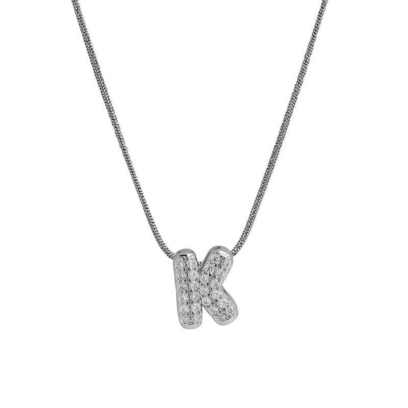 Sparkly Letter Necklace
