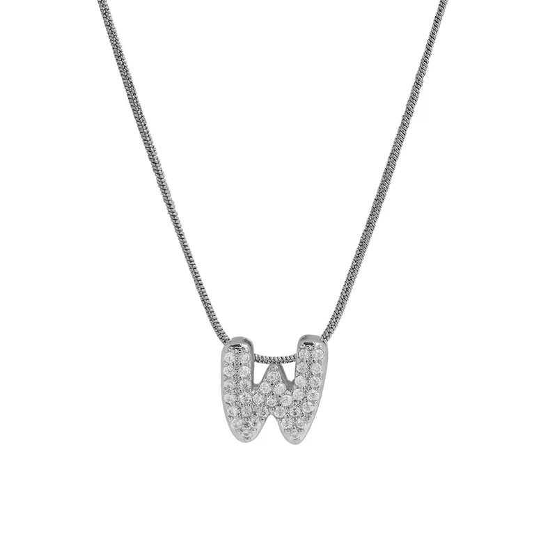 Sparkly Letter Necklace
