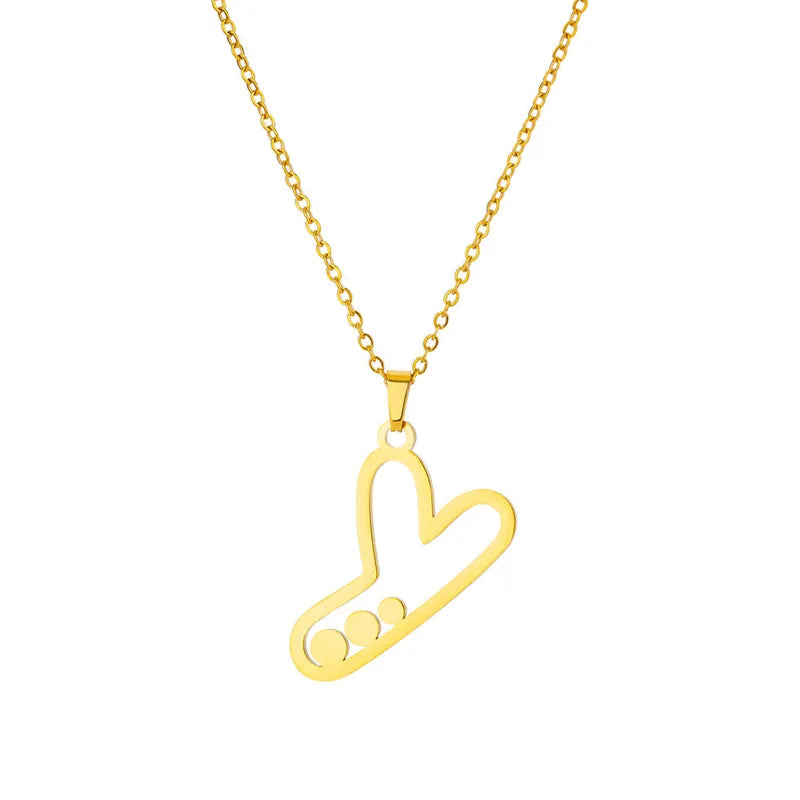 Dot Letter Necklace