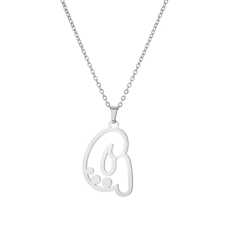 Dot Letter Necklace