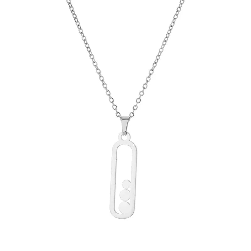 Dot Letter Necklace