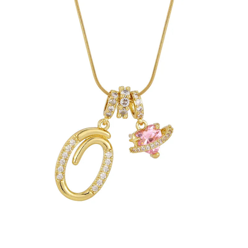 Love Script Initial Necklace