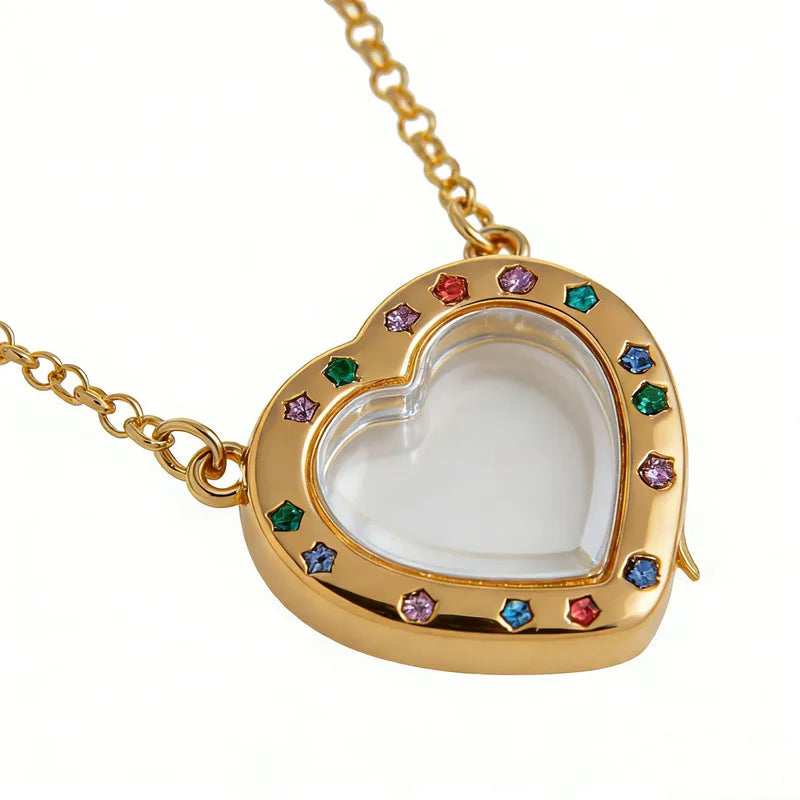Floating Birthstone Necklace