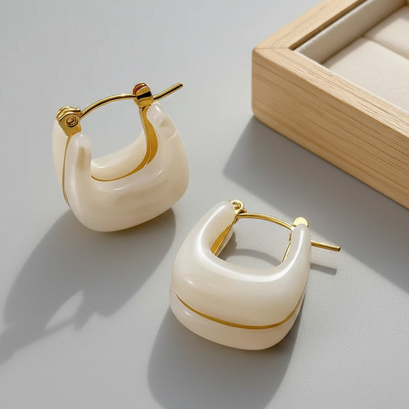 Double Jelly Hoop Earrings