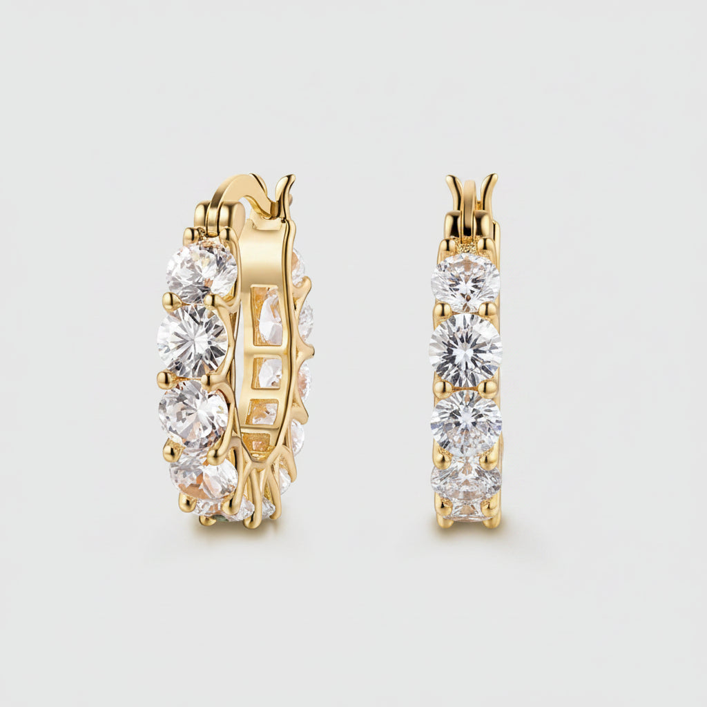 Halo Hoop Earrings
