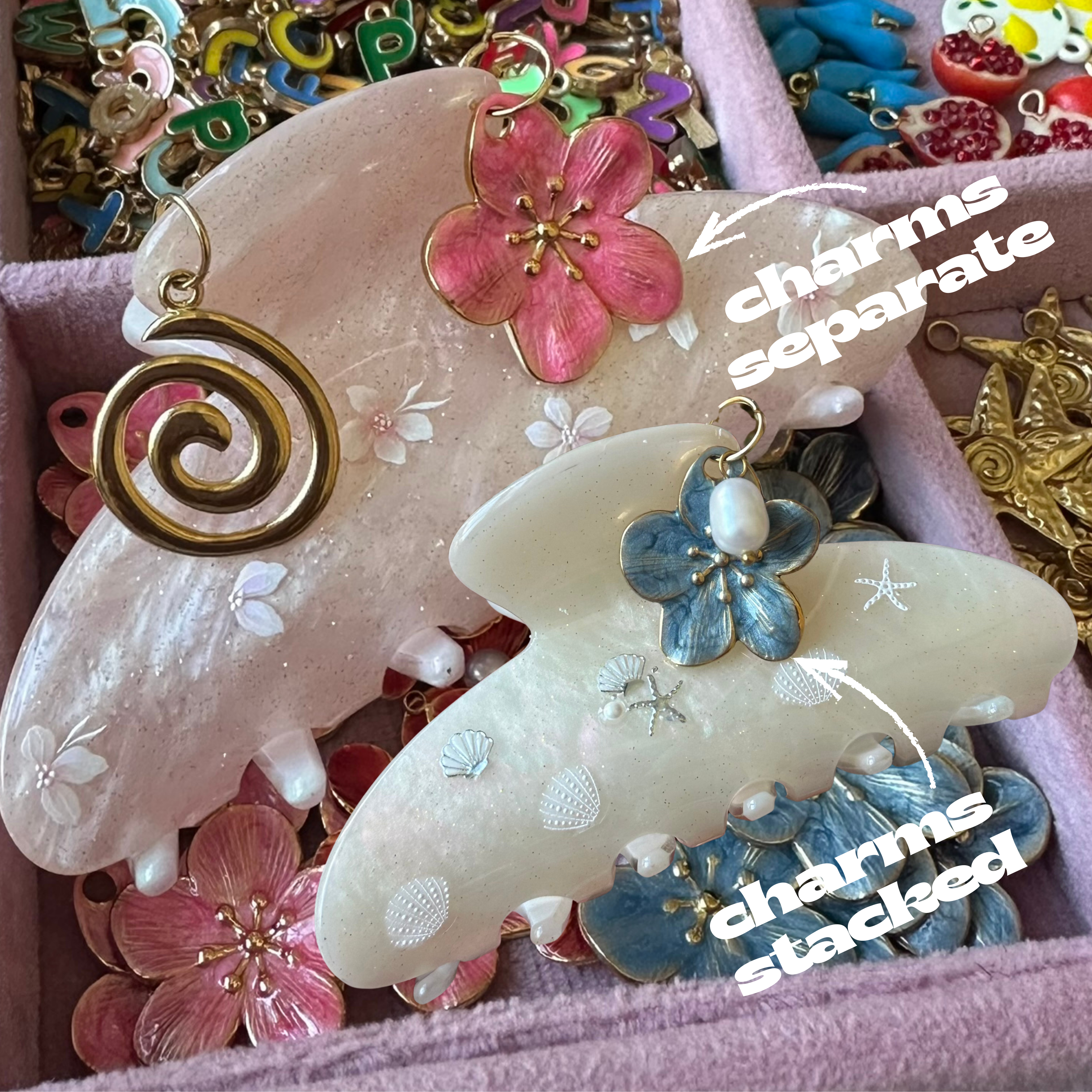 Glowleaf Hair Claw Clip