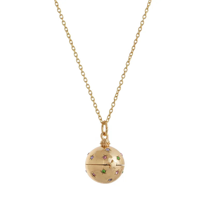 Hidden Frog Ball Necklace