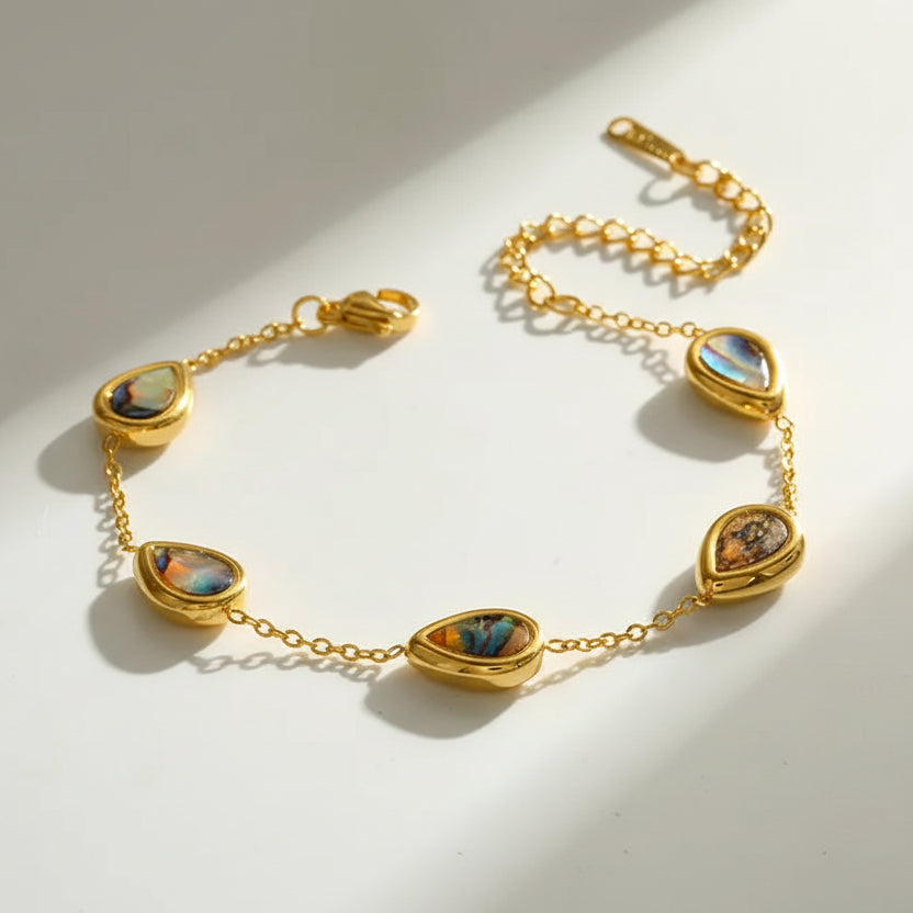 Pear Abalone Bracelet