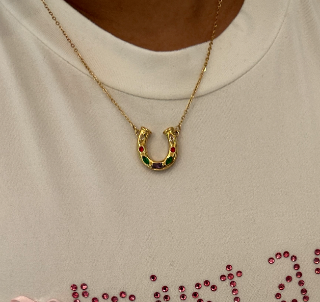 horseshoe necklace