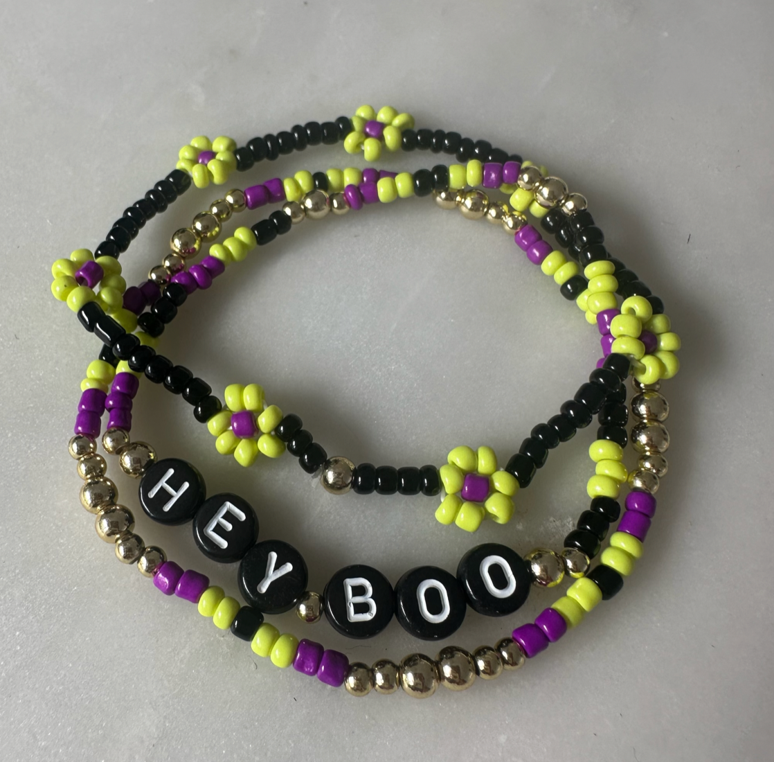 halloween beaded bracelets