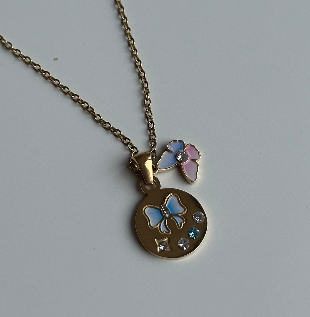 Butterfly Bow Necklace