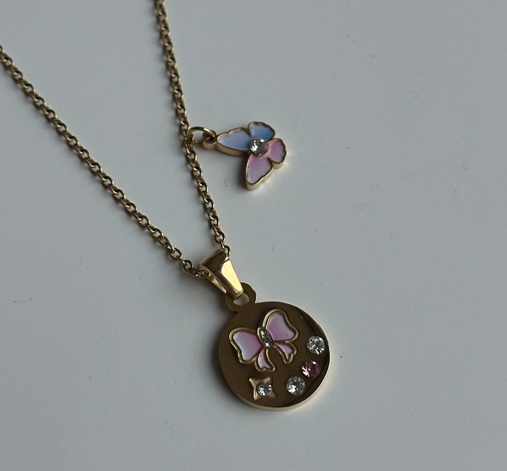 Butterfly Bow Necklace