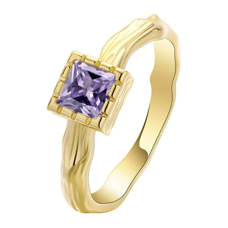 Violet Cut Ring