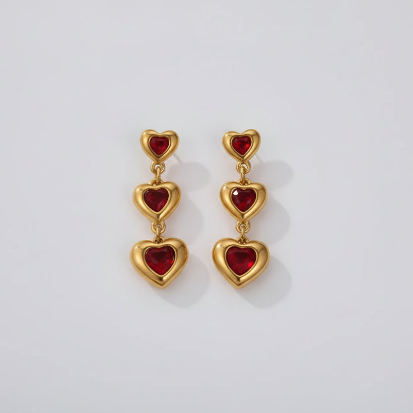 Heartful Earrings