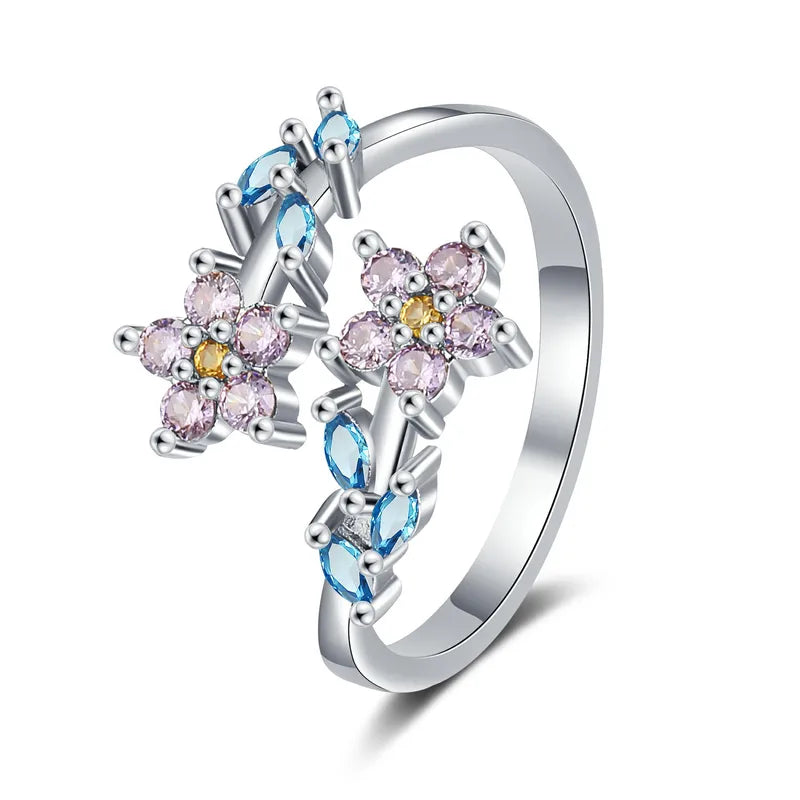 Forget Me Not Flower Ring