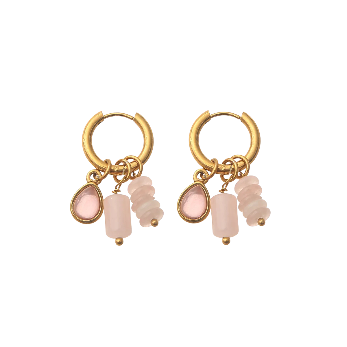 Rose Quartz Earrings