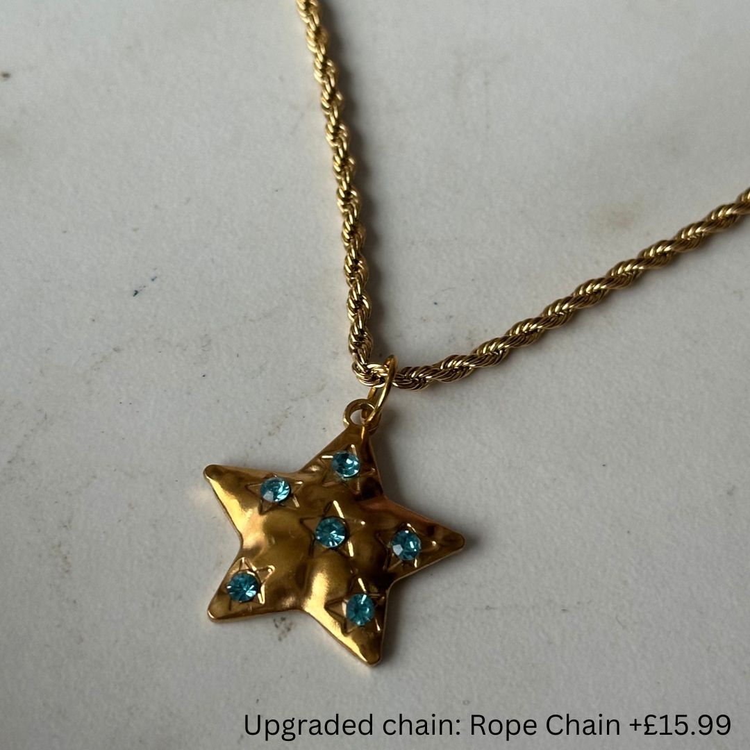 Studded Star Necklace