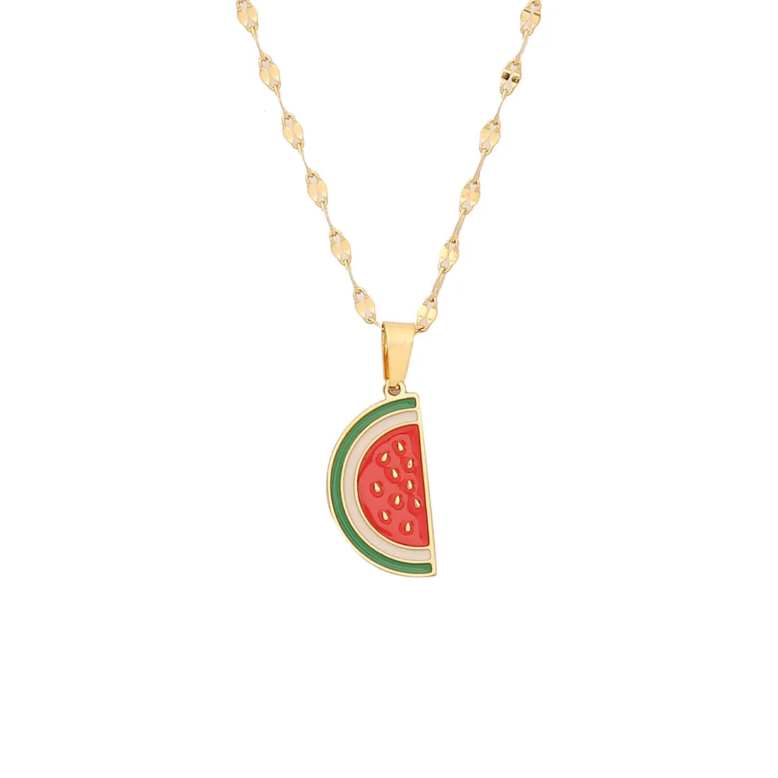 Watermelon Half Necklace