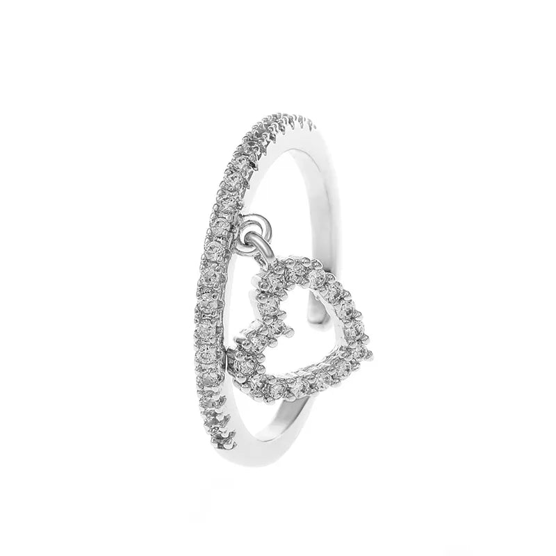 hanging heart ring