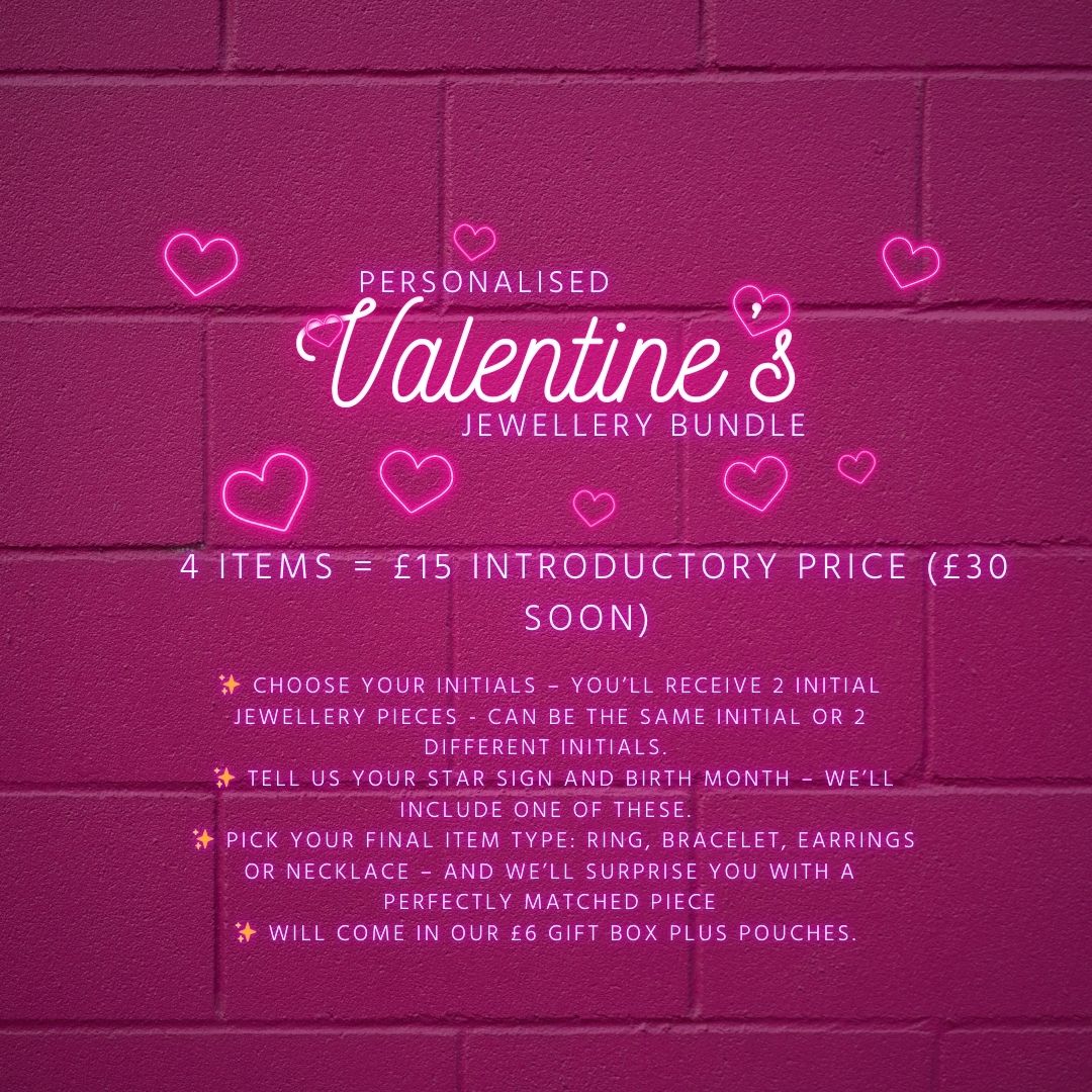 Personalised Valentine's Jewellery Bundle
