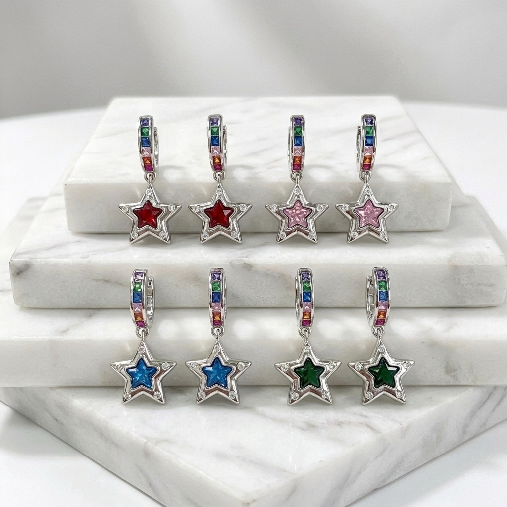Starlight Rainbow Drop Earrings