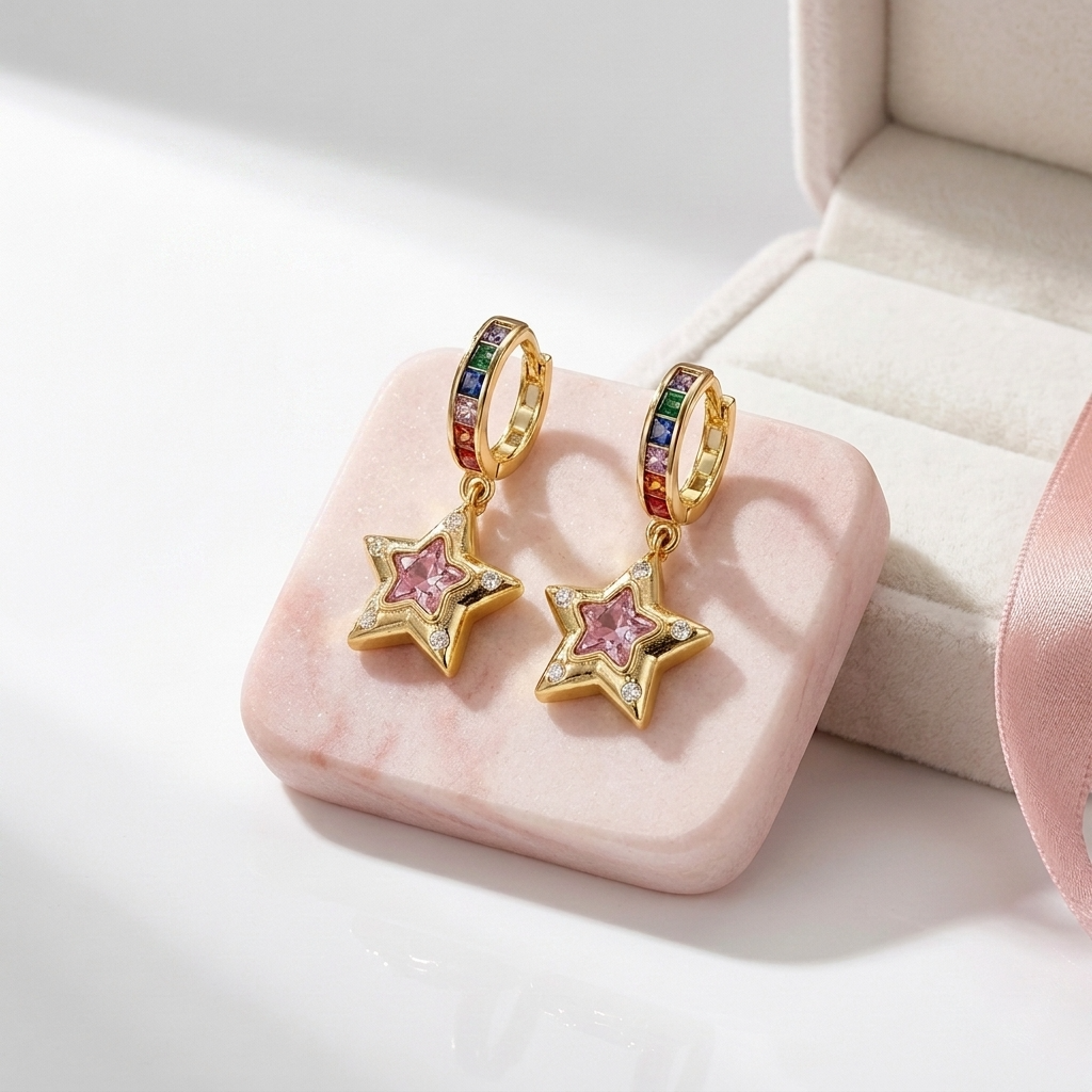 Starlight Rainbow Drop Earrings