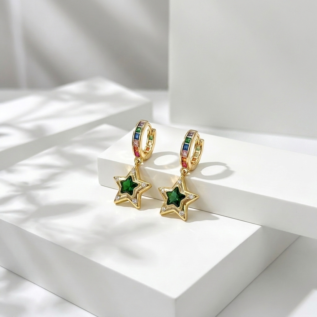 Starlight Rainbow Drop Earrings