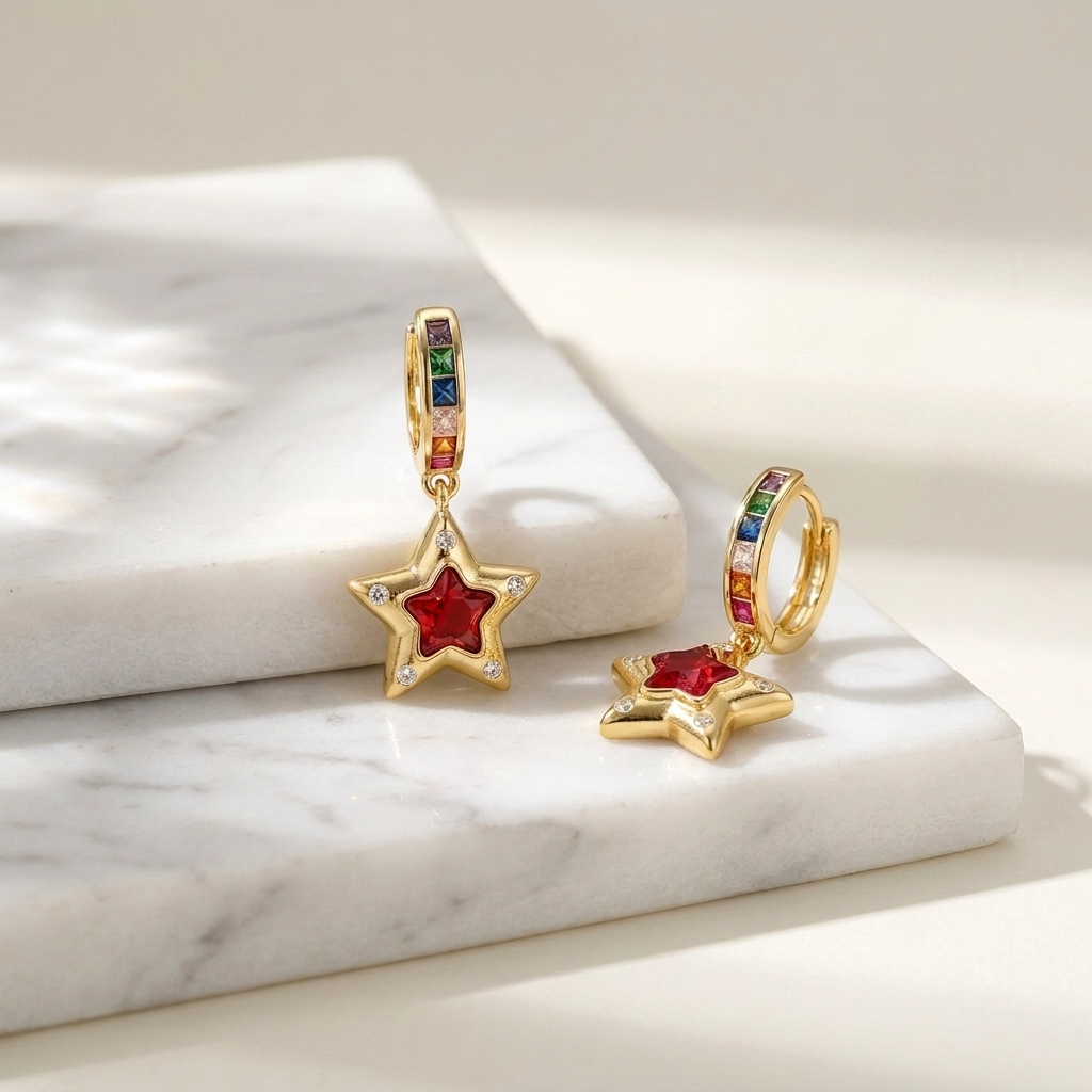 Starlight Rainbow Drop Earrings