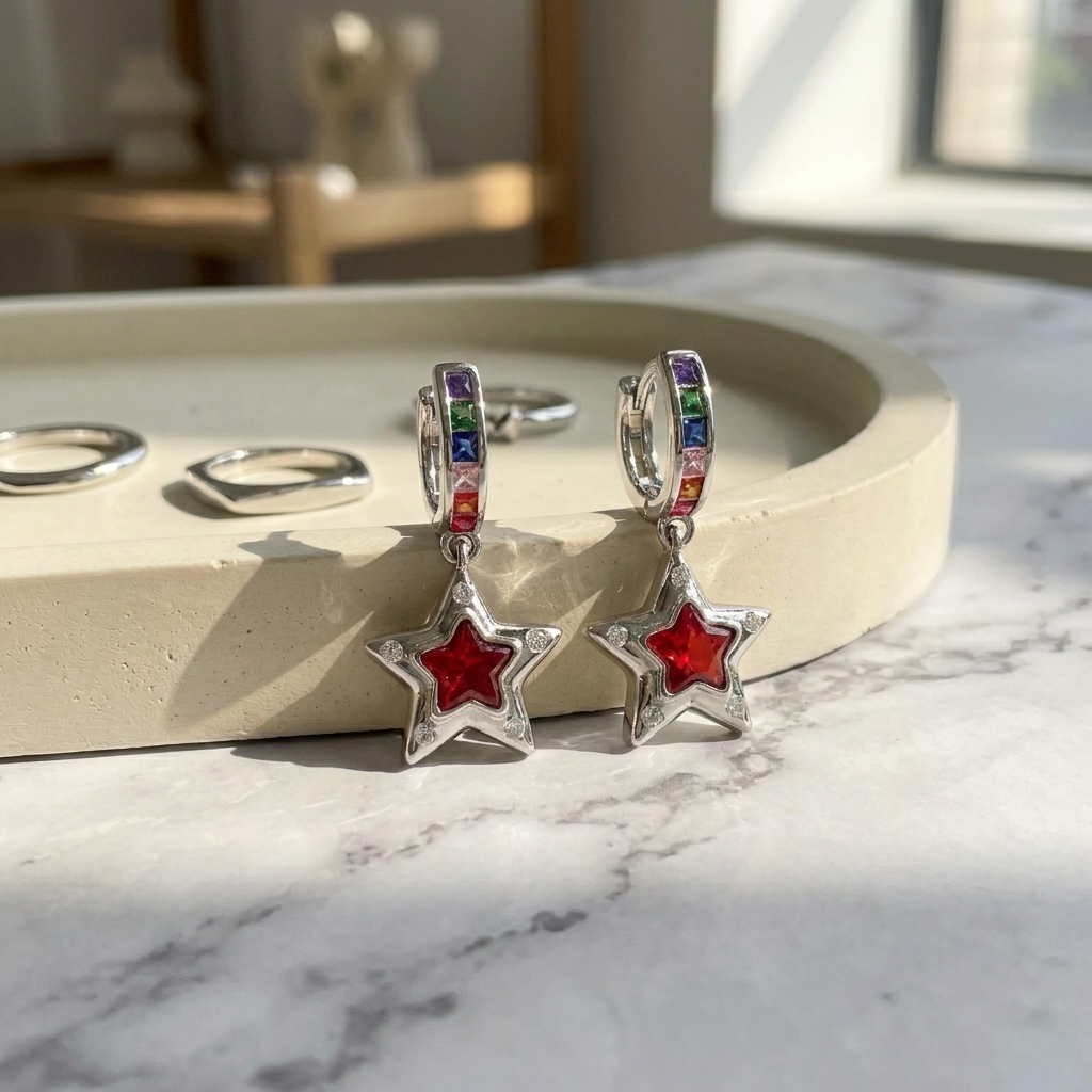 Starlight Rainbow Drop Earrings