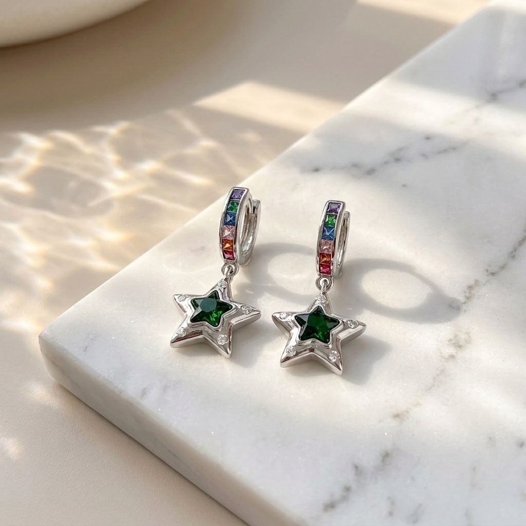 Starlight Rainbow Drop Earrings