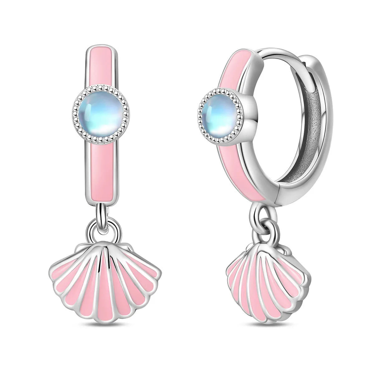 Pink Shell Earrings