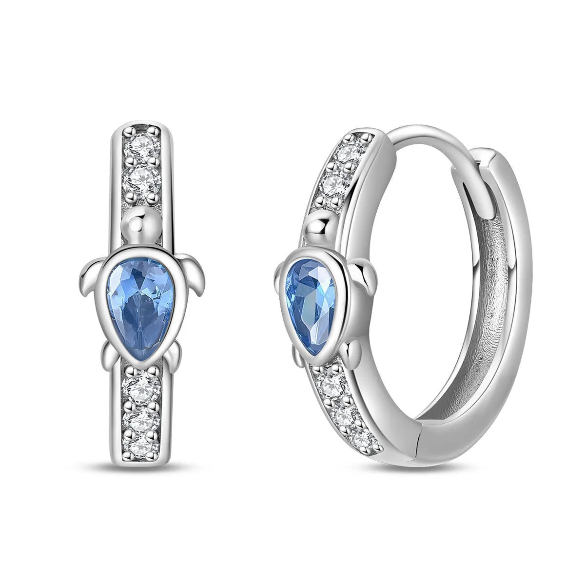 Blue Turtle Earrings