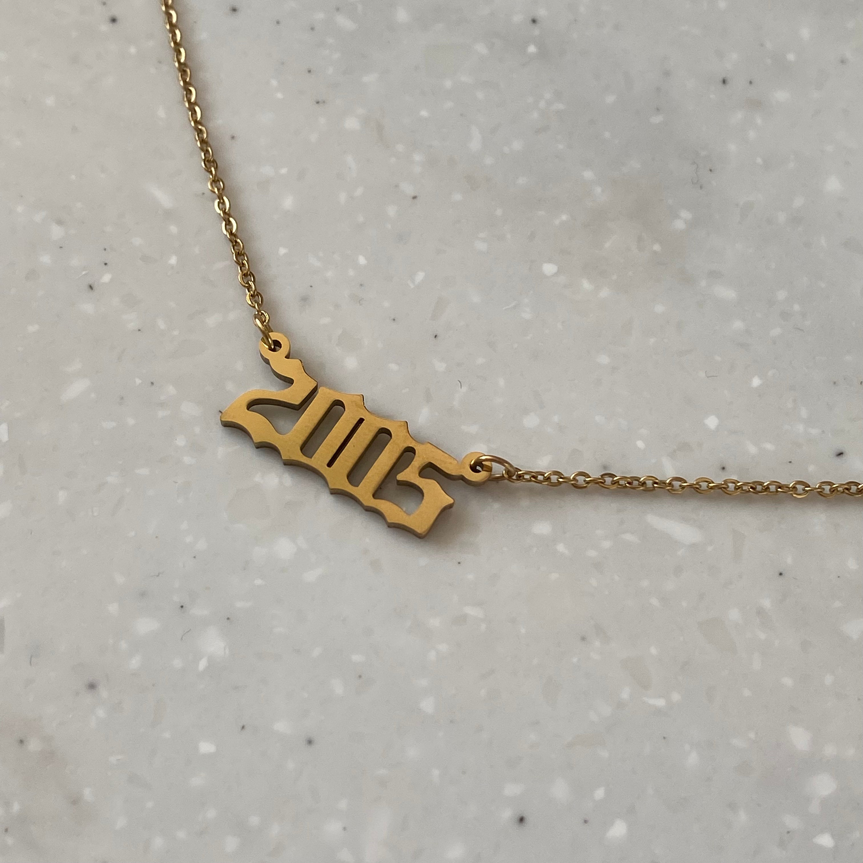 year necklace