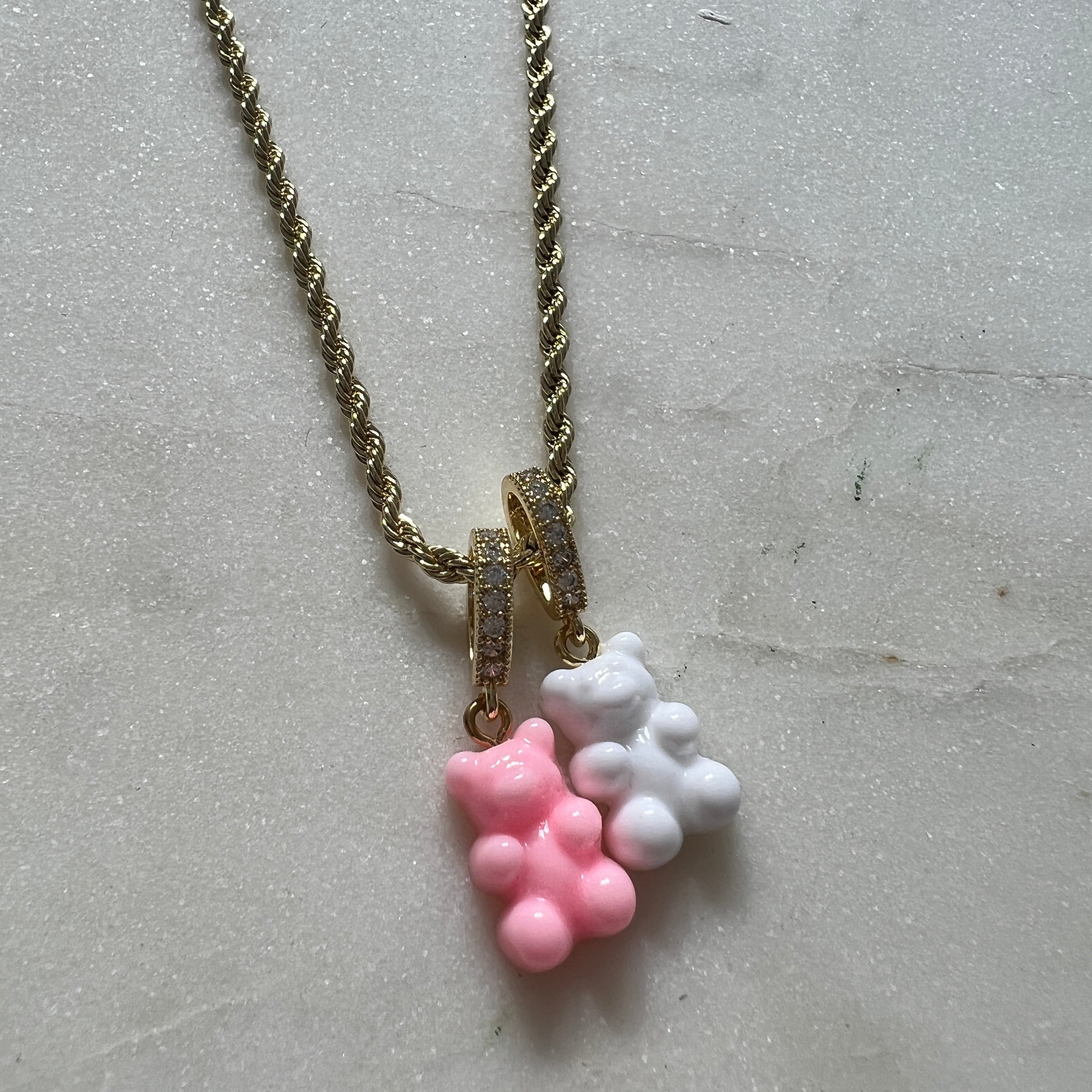 Bear on sale charm necklace